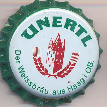 Beer cap Nr.7302: Unertl Leichte Weisse produced by Unertl Weissbier GmbH/Haag/Obb.