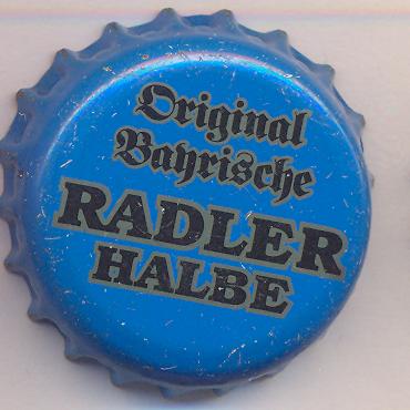 Beer cap Nr.7371: Original Bayrische Radlerhalbe produced by Brauerei Jahn Christoph Erben/Ludwigstadt