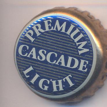 Beer cap Nr.7453: Cascade Premium Light produced by Cascade/Hobart