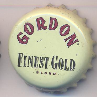 Beer cap Nr.7496: Gordon Fines Gold Blond produced by Anthony Martin Group/Genval