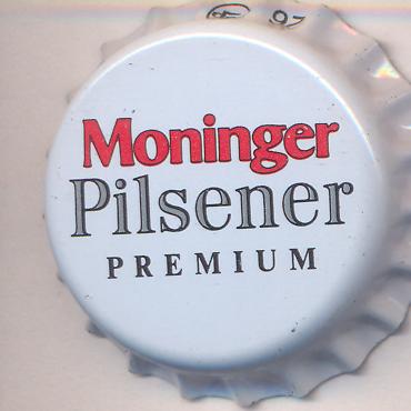 Beer cap Nr.7618: Moninger Pilsener produced by Brauhaus Grünwinkel/Karlsruhe