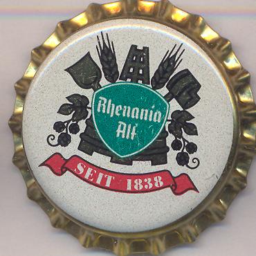 Beer cap Nr.7658: Rhenania Alt produced by Privat-Brauerei Rhenania Robert Wirichs KG/Krefeld