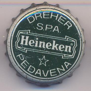 Beer cap Nr.7749: Heineken produced by Dreher/Pedavena