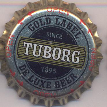 Beer cap Nr.7790: Tuborg Gold Label produced by Tuborg Breweries Ltd/Hellerup