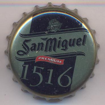 Beer cap Nr.7820: 1516 Premium produced by San Miguel/Barcelona