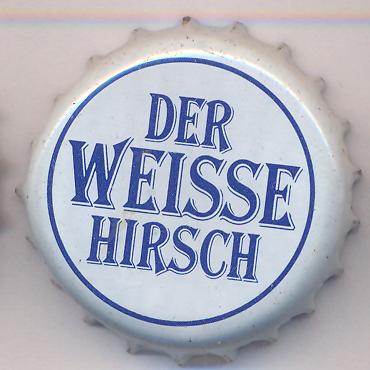 Beer cap Nr.8002: Der Weisse Hirsch produced by Hirschbräu Honer/Wurmlingen