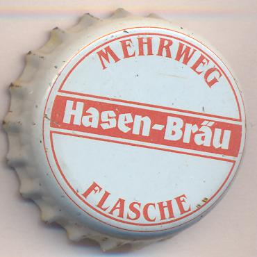 Beer cap Nr.8076: Hasenbräu produced by Hasenbräu/Augsburg