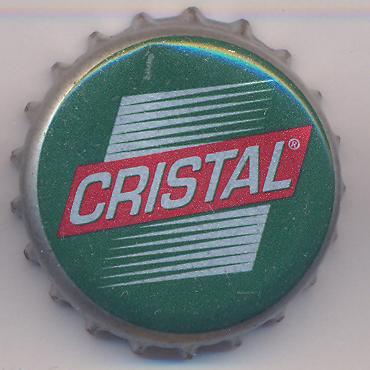 Beer cap Nr.8141: Cristal produced by Cerveceria Bucanero S.A./Holguin