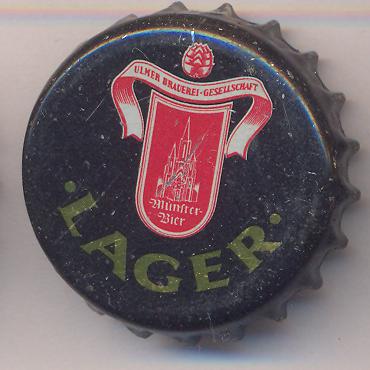 Beer cap Nr.8147: Lager produced by Ulmer Münster Brauerei/Ulm