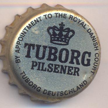 Beer cap Nr.8186: Tuborg Pilsener produced by Tuborg Breweries Ltd/Hellerup