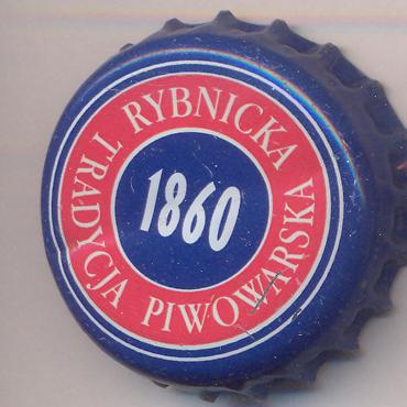 Beer cap Nr.8336: 1860 produced by Browar Rybnik/Rybnik