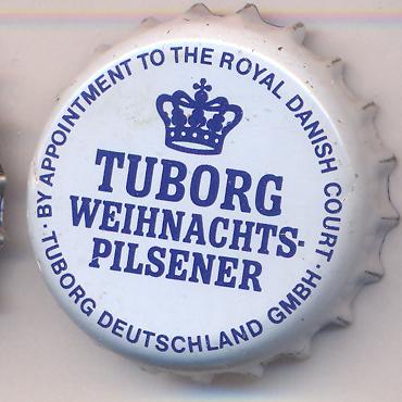 Beer cap Nr.8382: Tuborg Weihnachts Pilsener produced by Tuborg Breweries Ltd/Hellerup