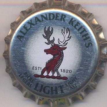 Beer cap Nr.8411: Light produced by Alexander Keith's/Halifax