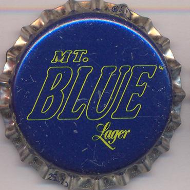 Beer cap Nr.8421: MT. Blue Lager produced by Rainbow Ridge Brewery/Marietta