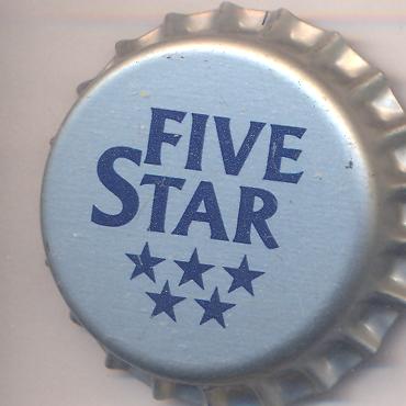 Beer cap Nr.8448: Five Star produced by Hürlimann/Zürich