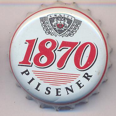 Beer cap Nr.8501: Amstel 1870 produced by Heineken/Amsterdam