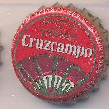 Beer cap Nr.8524: Cruzcampo produced by Cruzcampo/Sevilla