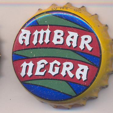 Beer cap Nr.8527: Ambar Negra produced by La Zaragozana S.A./Zaragoza