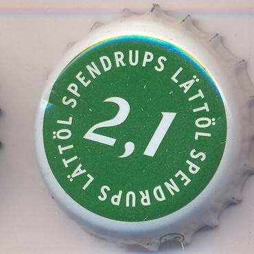 Beer cap Nr.8534: Spendrups Lättöl 2,1 produced by Spendrups Brewery/Grängesberg