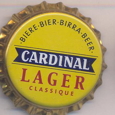 Beer cap Nr.8557: Cardinal Lager produced by Brasserie Du Cardinal Fribourg S.A./Fribourg