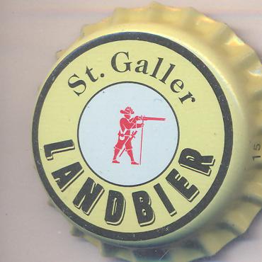 Beer cap Nr.8559: St. Galler Landbier produced by Brauerei Schützengarten AG/St. Gallen