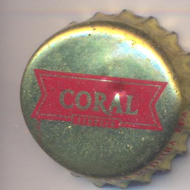 Beer cap Nr.8638: Coral produced by Empresa de Cervejas da Madeira/Camara de Lobos