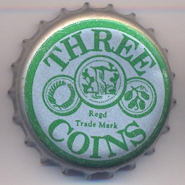 Beer cap Nr.8645: Three Coins produced by Three Coins/Colombo