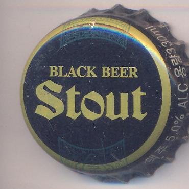 Beer cap Nr.8748: Stout Black Beer produced by Chosun Brewery Co./Seoul