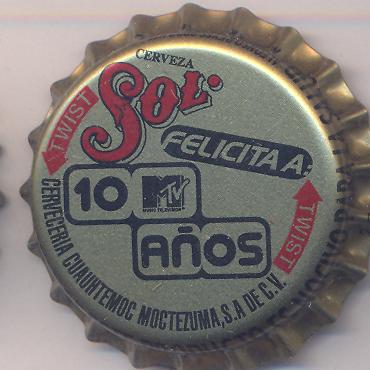 Beer cap Nr.8783: Cerveza Sol produced by Cerveceria Cuauhtemoc - Moctezuma/Monterrey