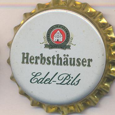 Beer cap Nr.8950: Herbsthäuser Edel Pils produced by Herbsthäuser Brauerei Wunderlich KG/Bad Mergentheim