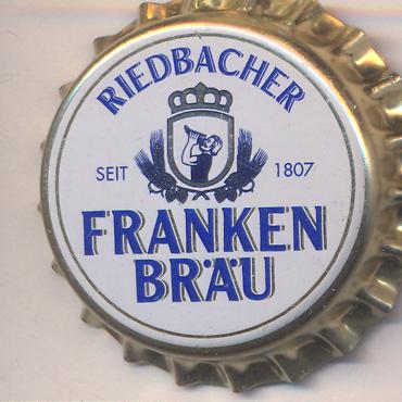 Beer cap Nr.9009: Weissbier produced by Franken Bräu/Riedbach