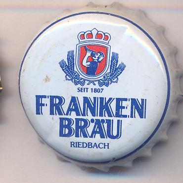 Beer cap Nr.9023: Weissbier produced by Franken Bräu/Riedbach