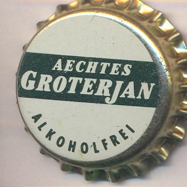 Beer cap Nr.9092: Aechtes Groterjan Alkoholfrei produced by Schultheiss Brauerei AG/Berlin