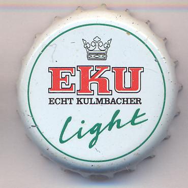 Beer cap Nr.9104: EKU Light produced by Erste Kulmbacher Actienbrauerei AG/Kulmbach