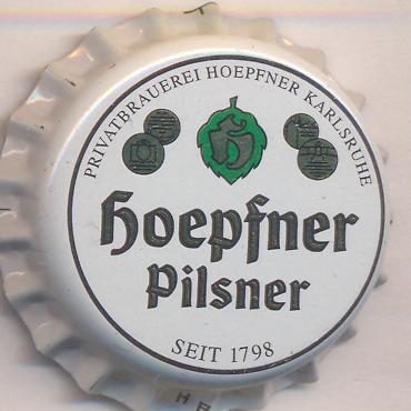 Beer cap Nr.9116: Hoepfner Pilsner produced by Privatbrauerei Hoepfner/Karlsruhe