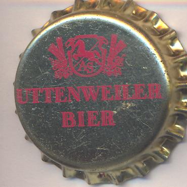 Beer cap Nr.9134: Uttenweiler Bier produced by Brauerei August Sauter KG/Uttenweiler