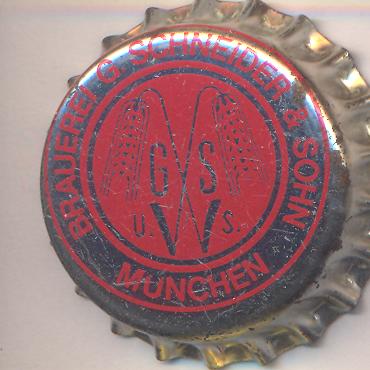 Beer cap Nr.9265: Schneider Weisse produced by G. Schneider & Sohn/Kelheim