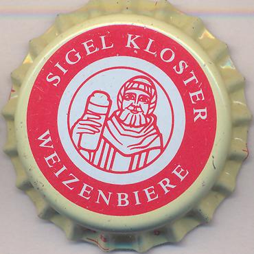 Beer cap Nr.9270: Weizenbier produced by Klosterbrauerei Sigel/Metzingen