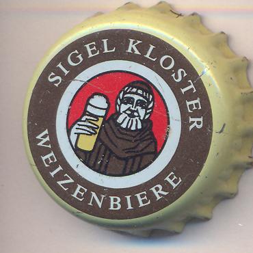 Beer cap Nr.9277: Weizenbier produced by Klosterbrauerei Sigel/Metzingen