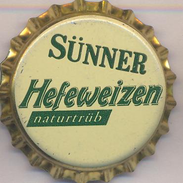 Beer cap Nr.9301: Sünner Hefeweizen Naturtrüb produced by Gebrüder Sünner/Köln