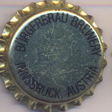 Beer cap Nr.9618: Bürgerbräu produced by Bürgerbräu Innsbruck/Innsbruck