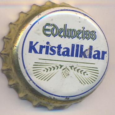 Beer cap Nr.9683: Edelweiss Kristallklar produced by Hofbräu Kaltenhausen/Kaltenhausen