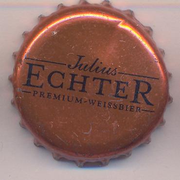 Beer cap Nr.9919: Julius Echter Premium Weissbier produced by Würzburger Hofbräu/Würzburg