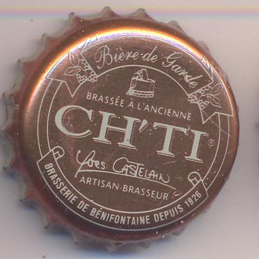 Beer cap Nr.10017: Ch'ti produced by Brasserie Castelain/Benifontaine