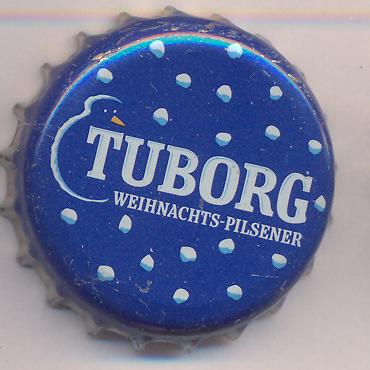 Beer cap Nr.10234: Tuborg Weihnachts Pilsener produced by Tuborg Breweries Ltd/Hellerup