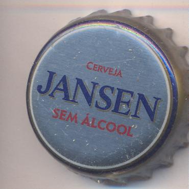 Beer cap Nr.10353: Cerveza Jansen Sem Alcohol produced by Central De Cervejas S.A./Vialonga