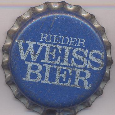 Beer cap Nr.10688: Rieder Weiss Bier produced by Brauerei Ried reg. Ges.m.b.H./Ried