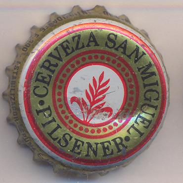 Beer cap Nr.10721: San Miguel Pilsener produced by San Miguel/Barcelona