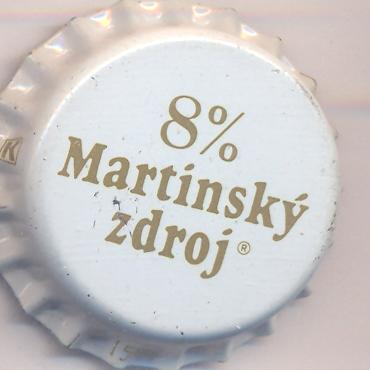 Beer cap Nr.10747: Martinsky Zdroj 8% produced by Martin Pivovar/Martin