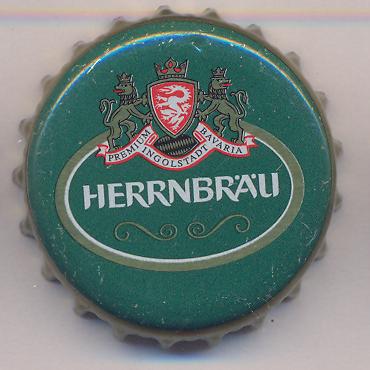 Beer cap Nr.10800: Herrnbräu Hefe-Weissbier produced by Bürgerliches Brauhaus Ingolstadt/Ingolstadt